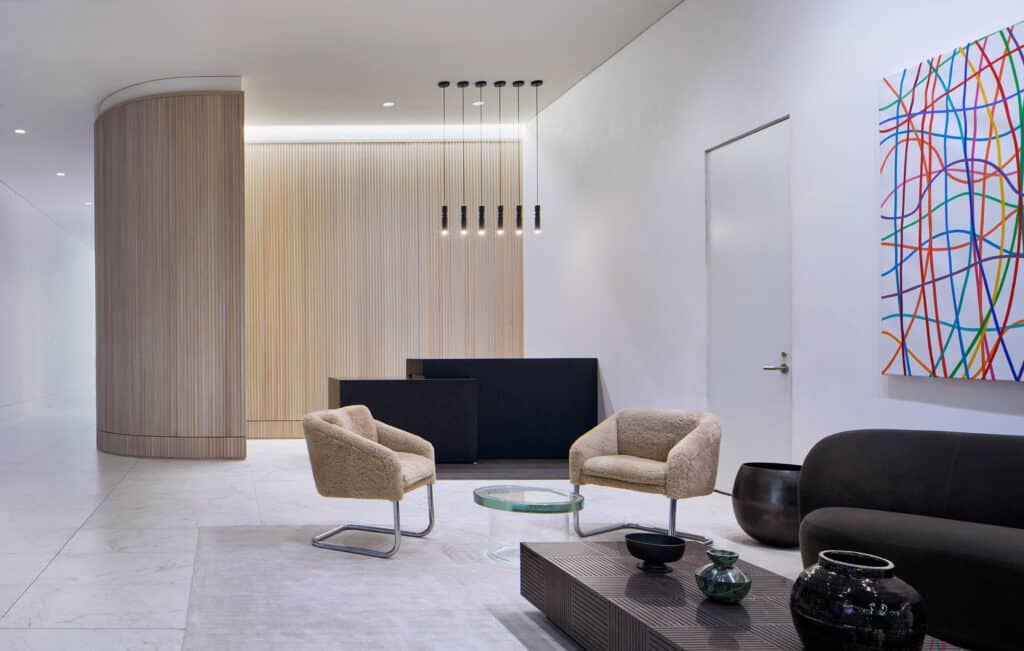 West lobby of 1000M in Chicago, IL