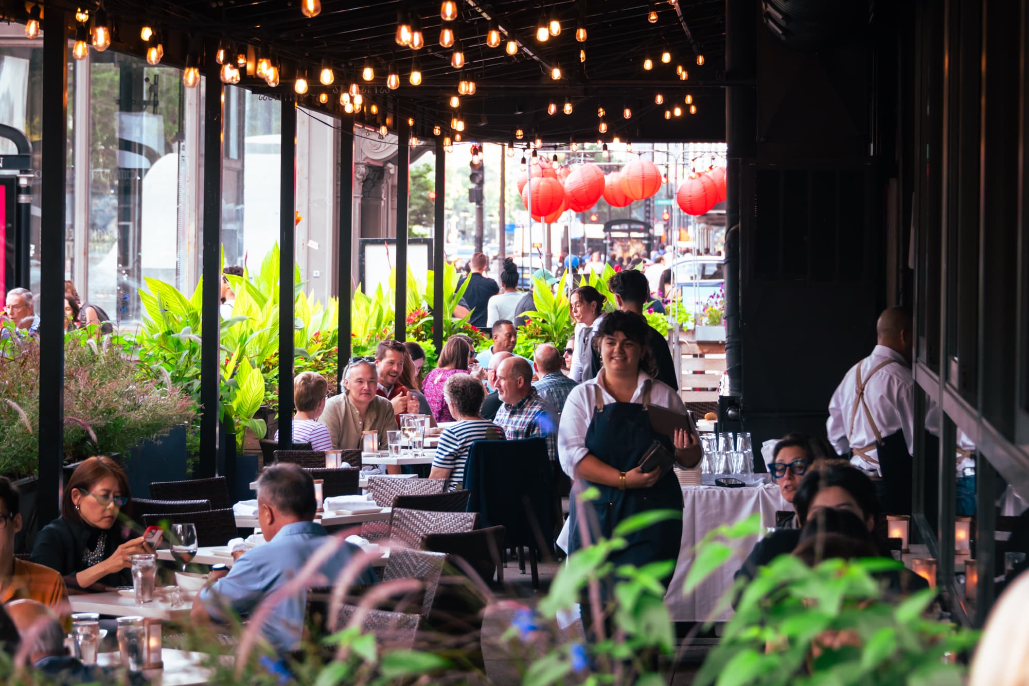 Acanto restaurant near Millennium Park