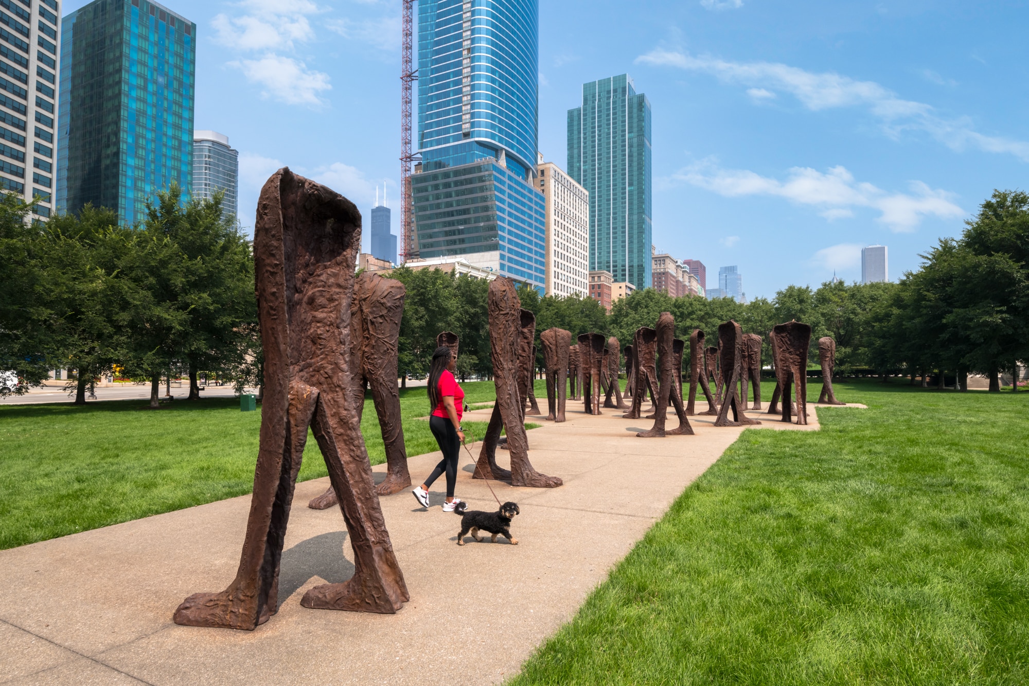Park in downtown Chicago near 1000M